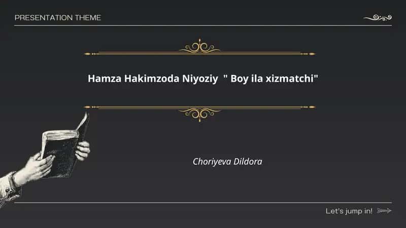 Boy ila xizmatchi 1