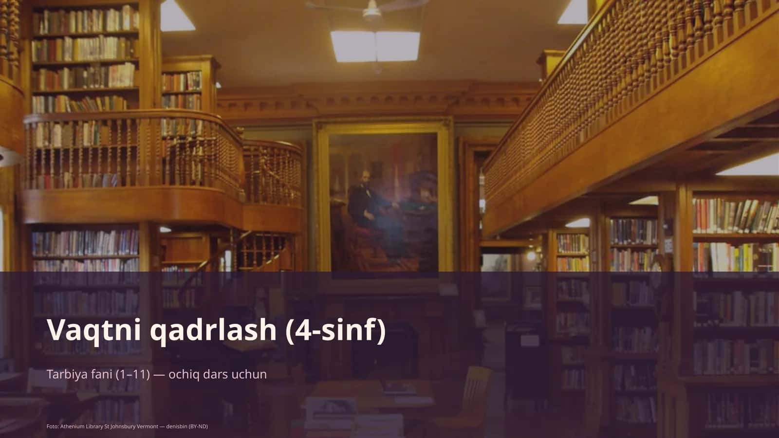Vaqtni qadrlash (4-sinf) 1