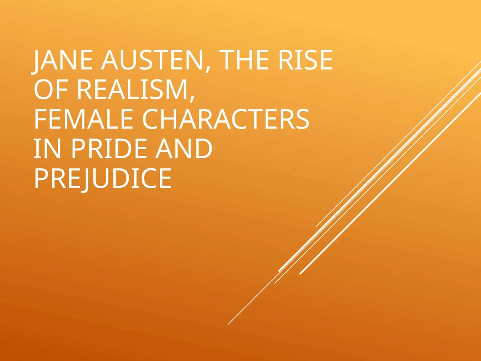 Jane Austen – Life and Background 1