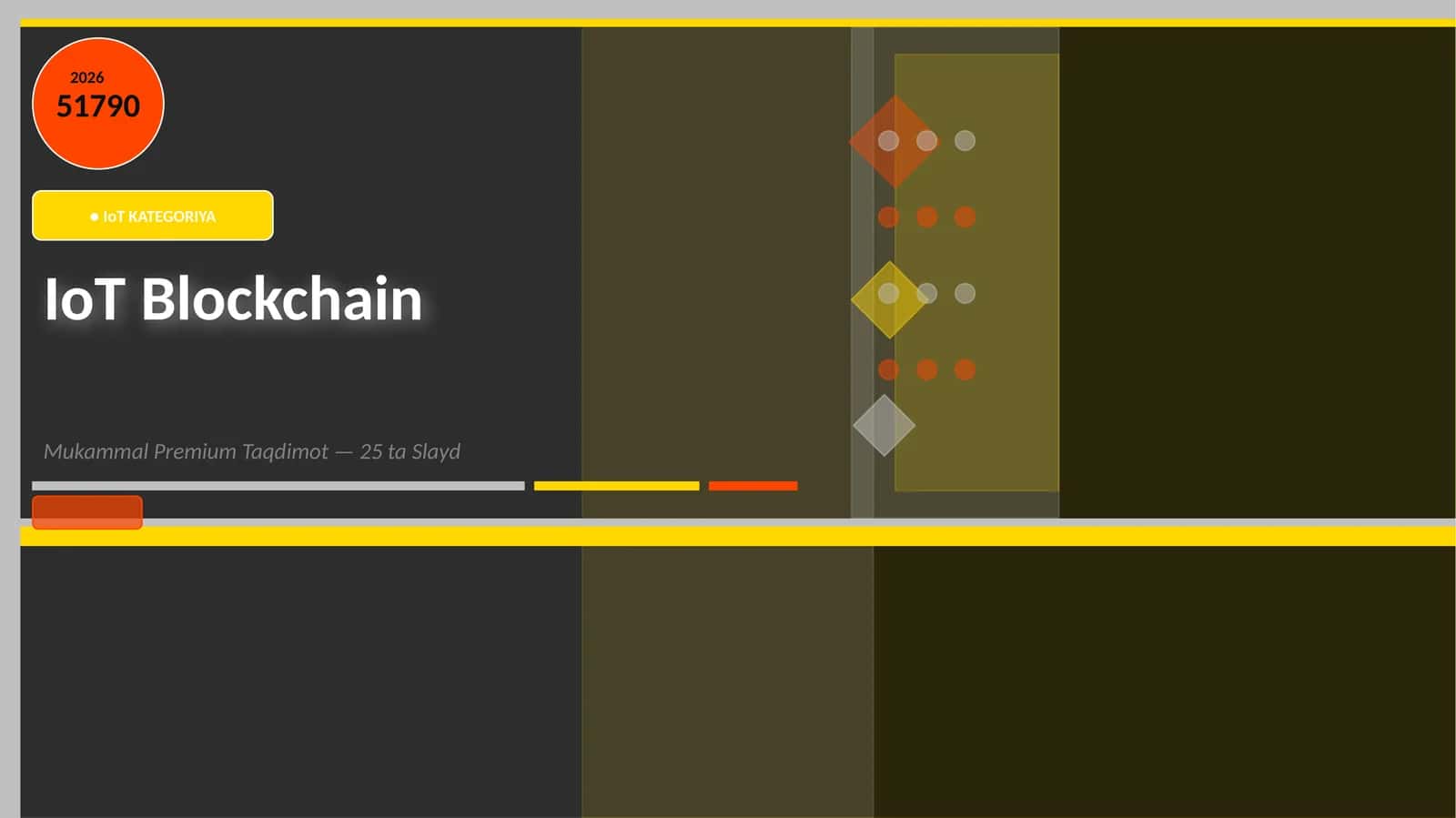 IoT Blockchain Mukammal Premium Taqdimot 1