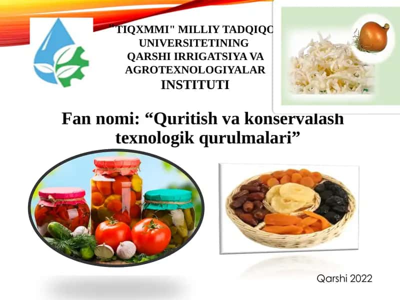 Quritishvakonservalashtexnologikqurulmalari 1
