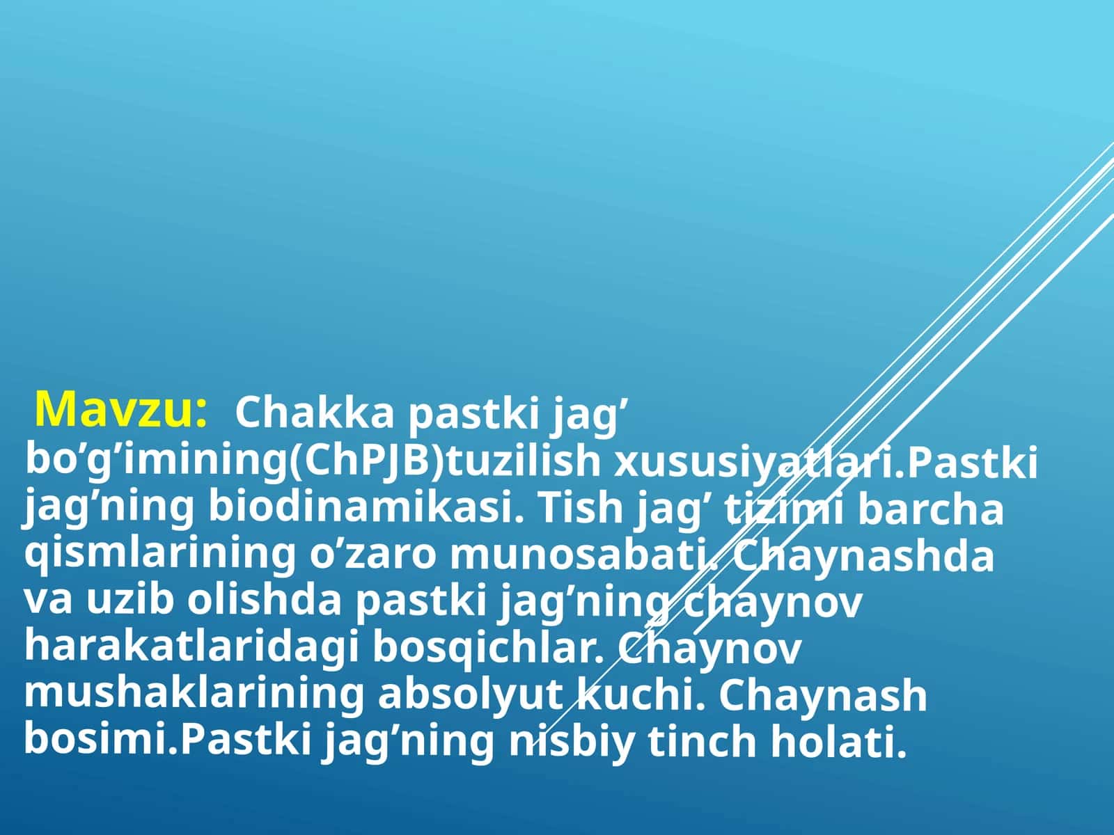 Chakkapastkijag’bo’g’imining(ChPJB)tuzilishxususiyatlari 1