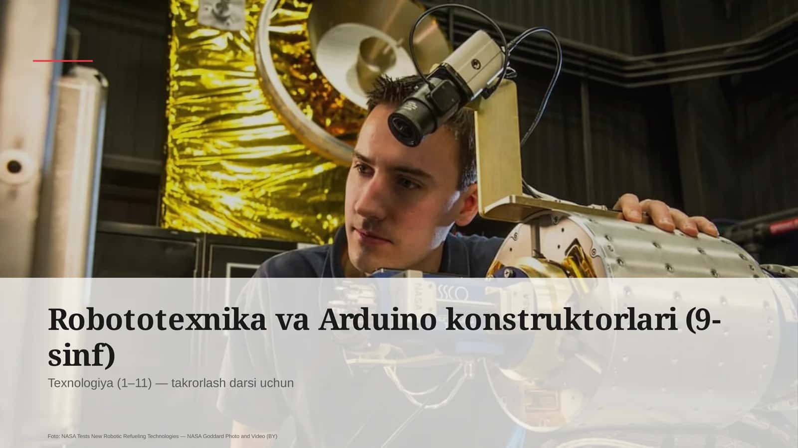 Robototexnika va Arduino konstruktorlari (9-sinf) 1