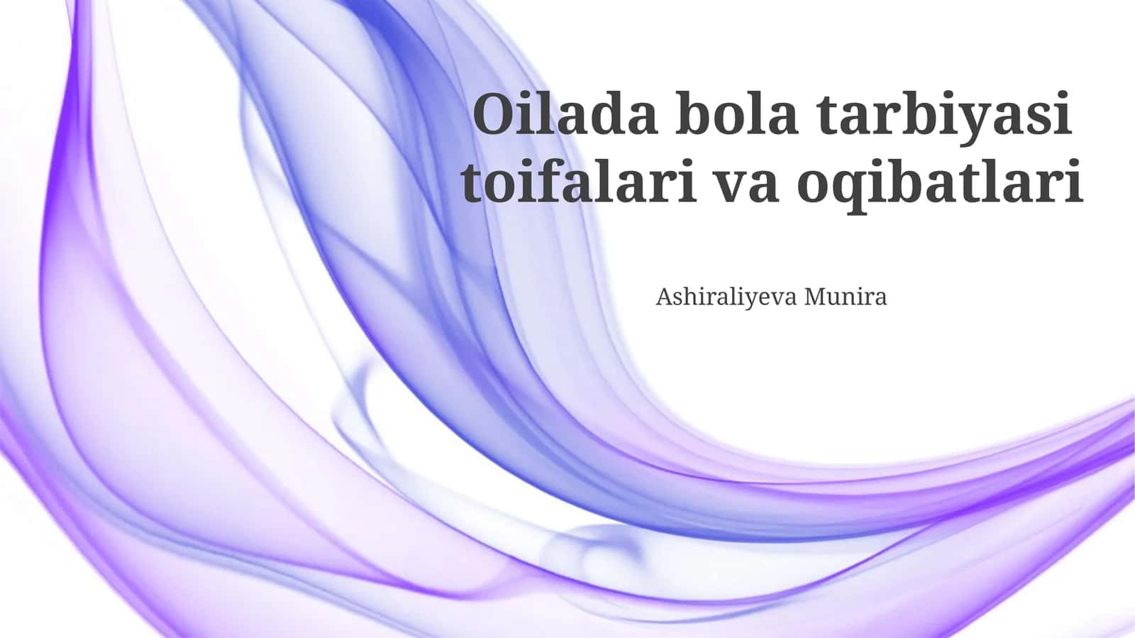 Demokratik tarbiya 1