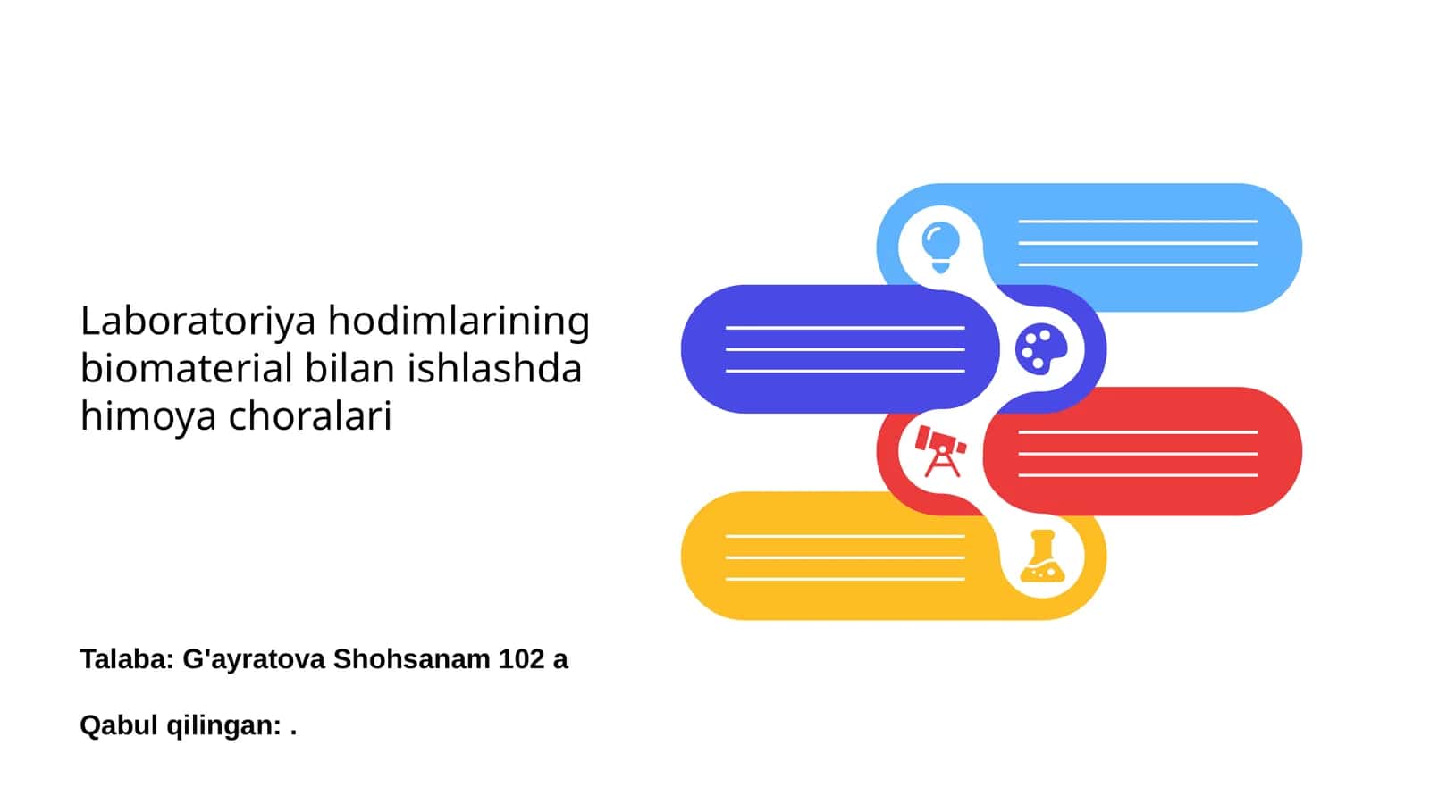 Biomaterial bilan ishlashda himoya choralari 1