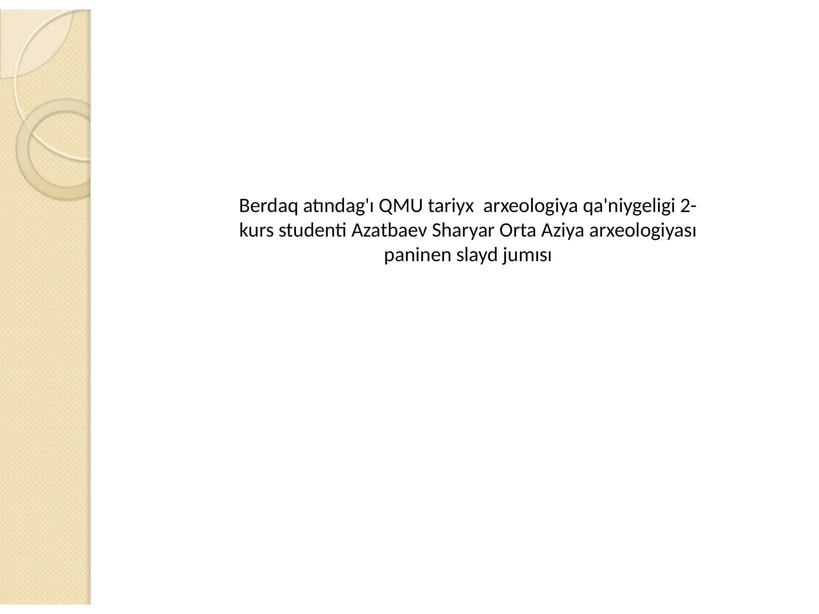 Mezolit dáwiri 1
