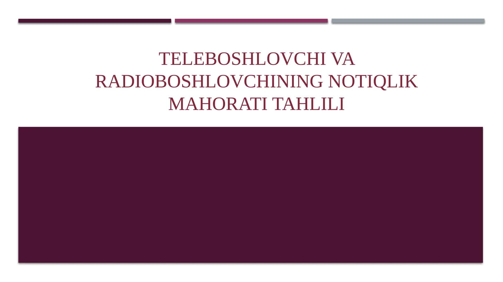 TELEBOSHLOVCHI XUSUSIYATLARI 1