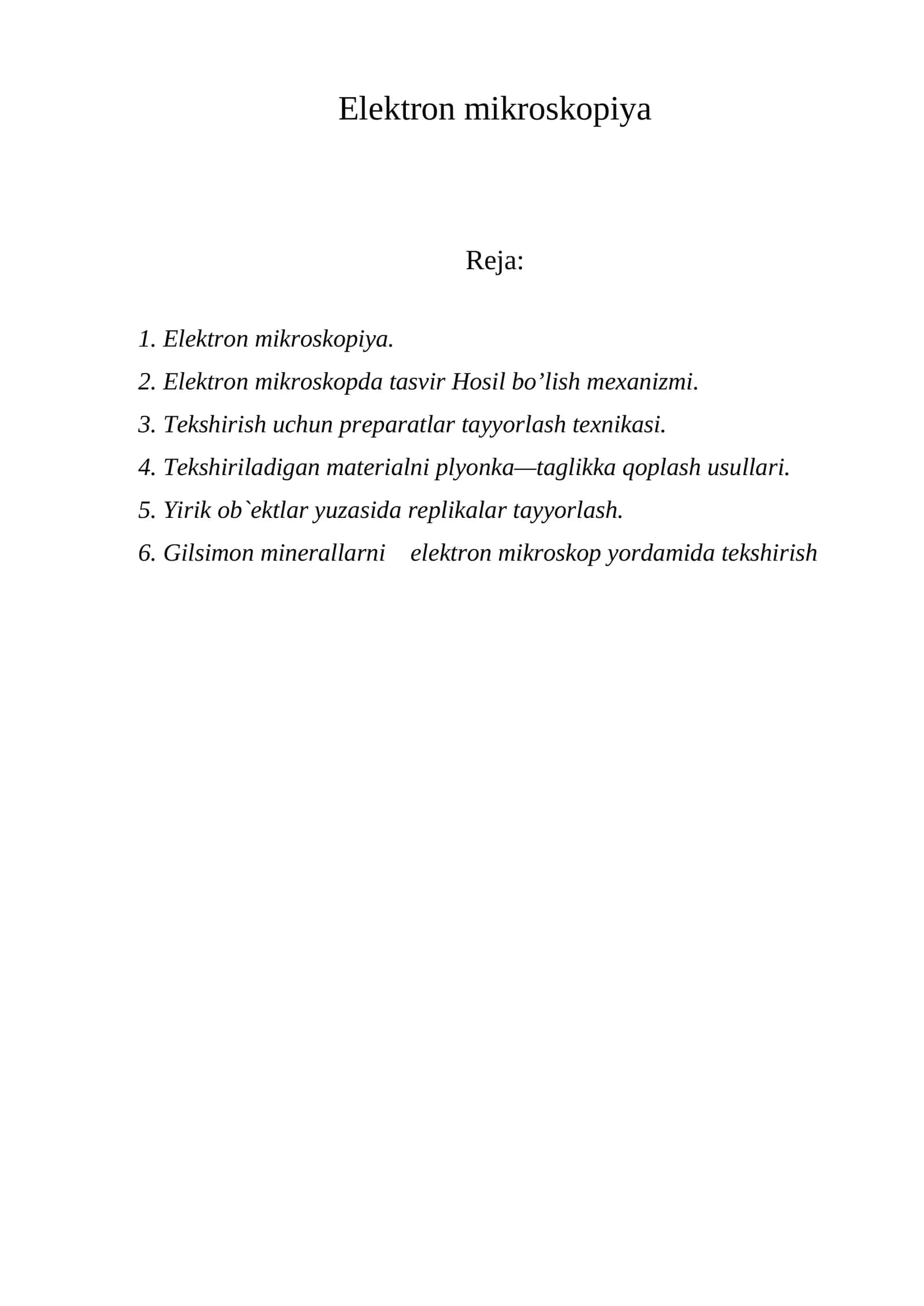 Elеktrоn mikrоskоpiya 1