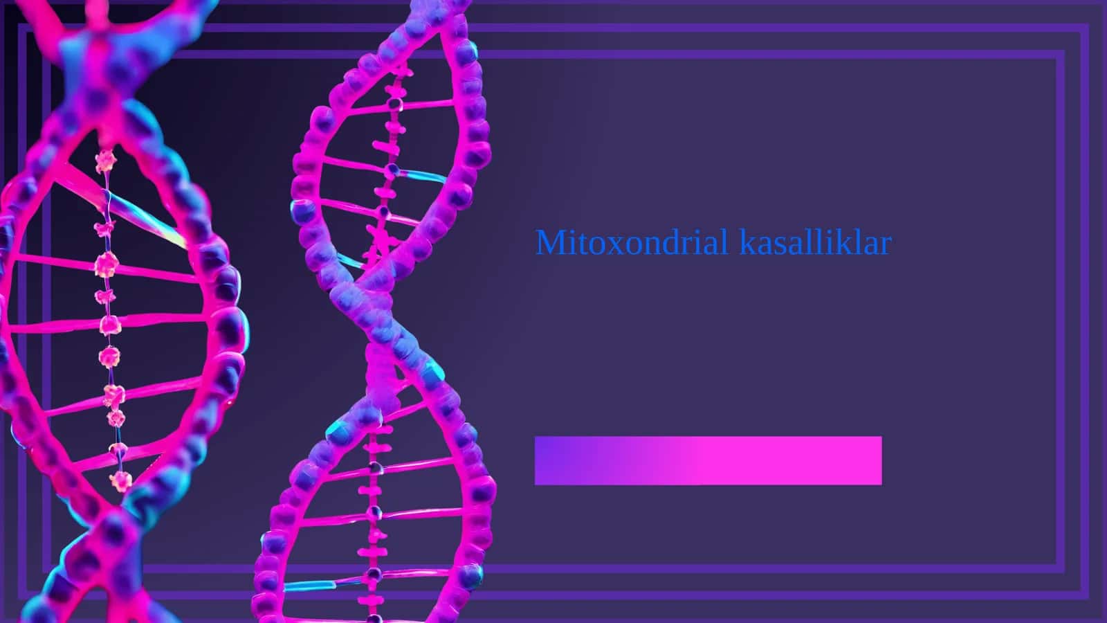 Mitoxondrial kasalliklar 1