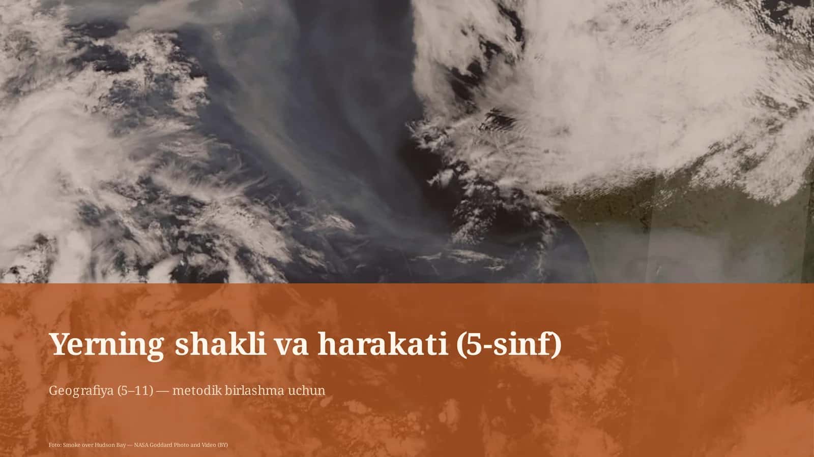 Yerning shakli va harakati (5-sinf) 1