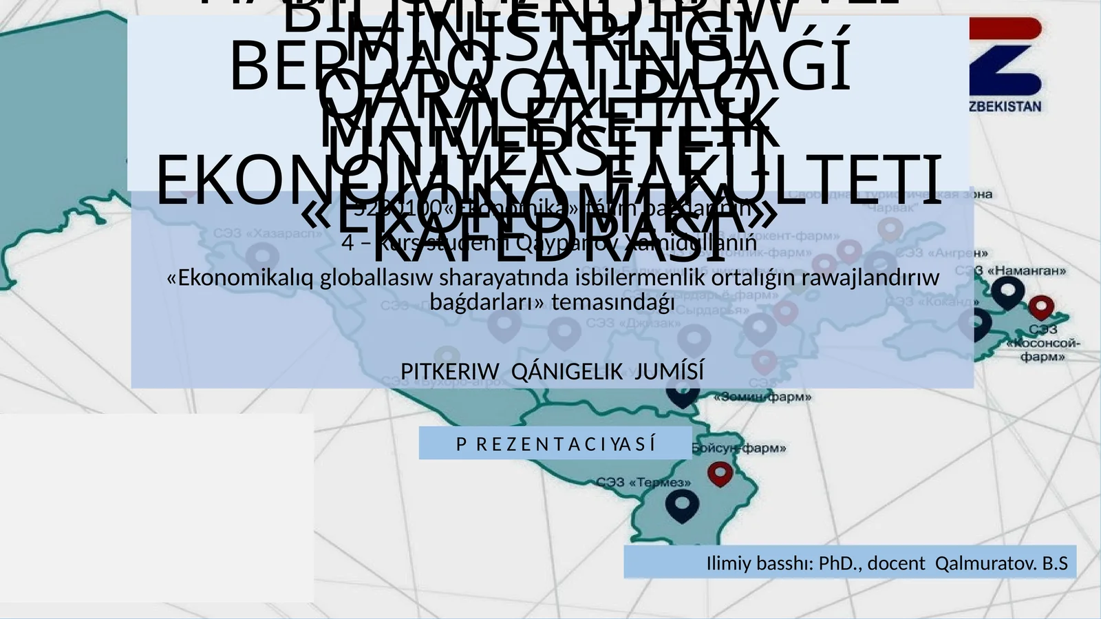 Ekonomika Tálim Baǵdarı 1