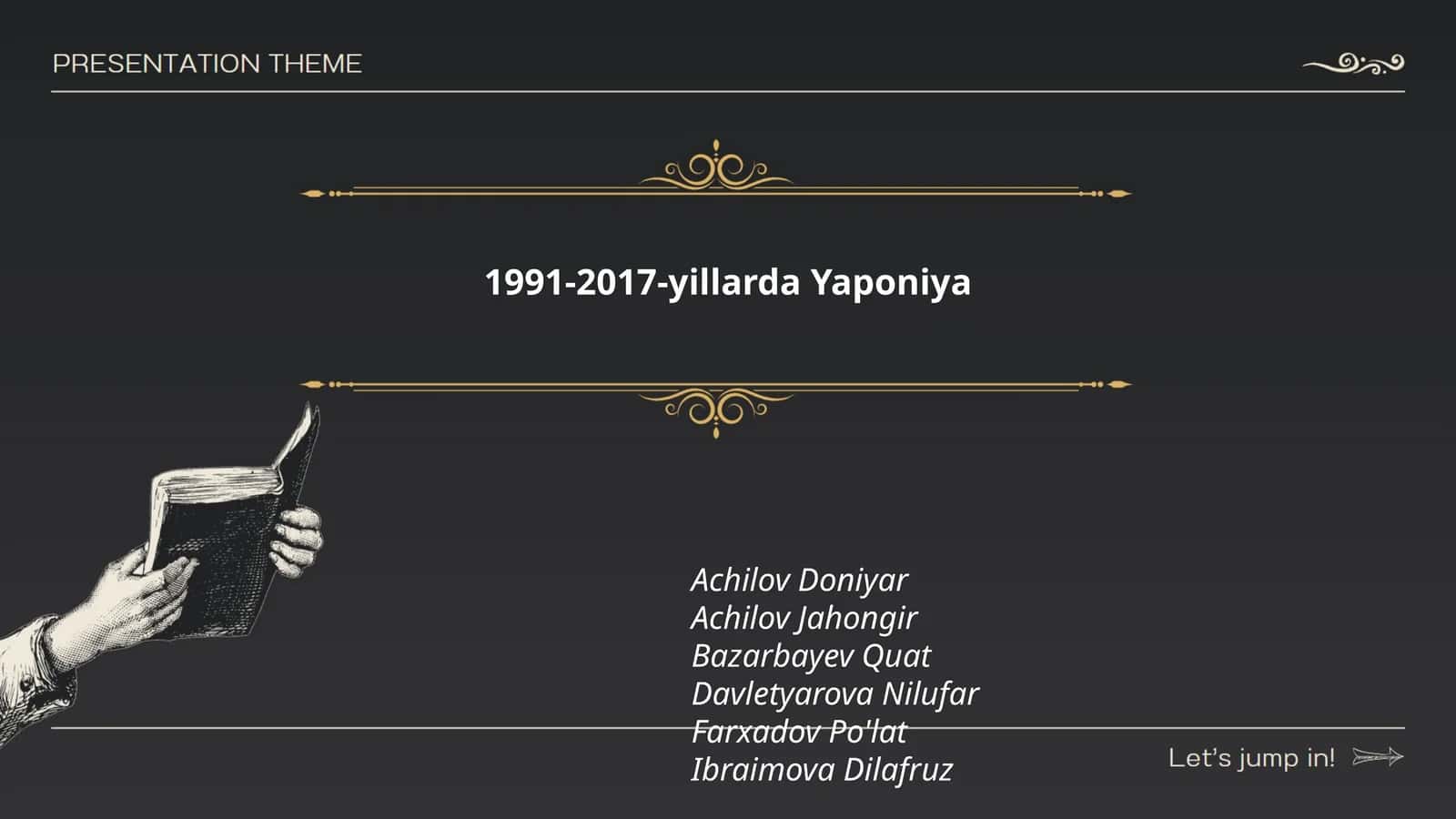 Yaponiya iqtisodiyoti islohotlari (1991-2017) 1