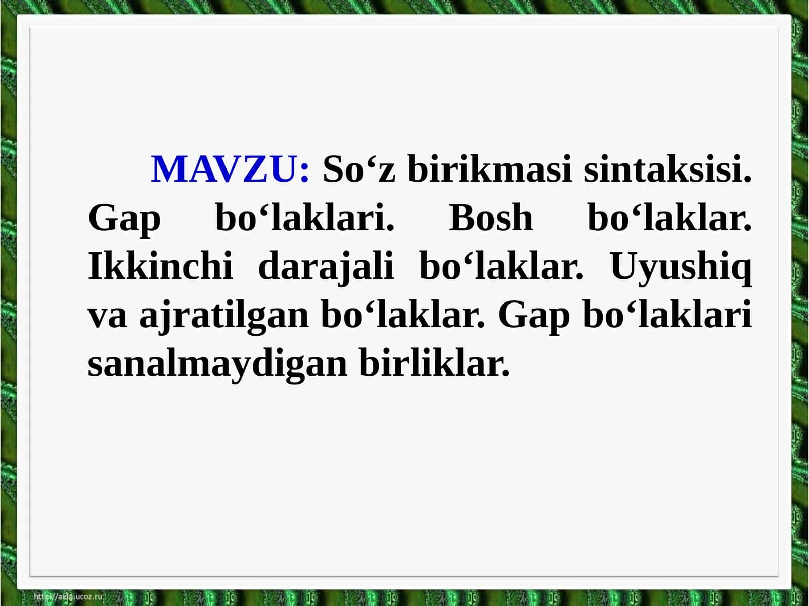 So‘zbirikmasi sintaksisi 1