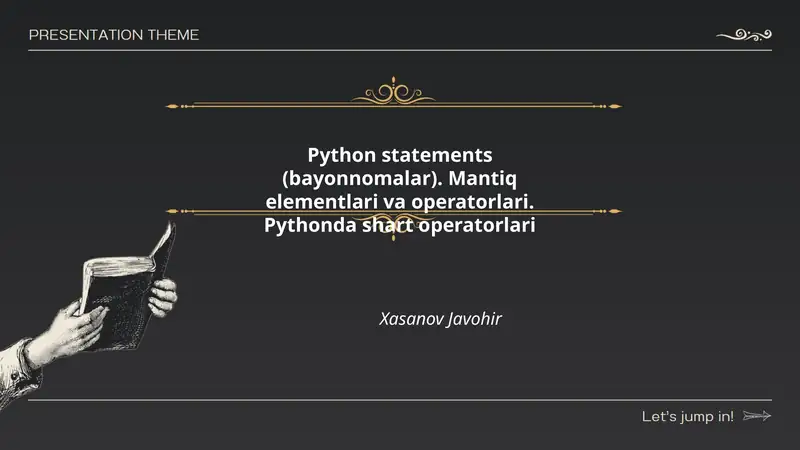 Python bayonotlari 1