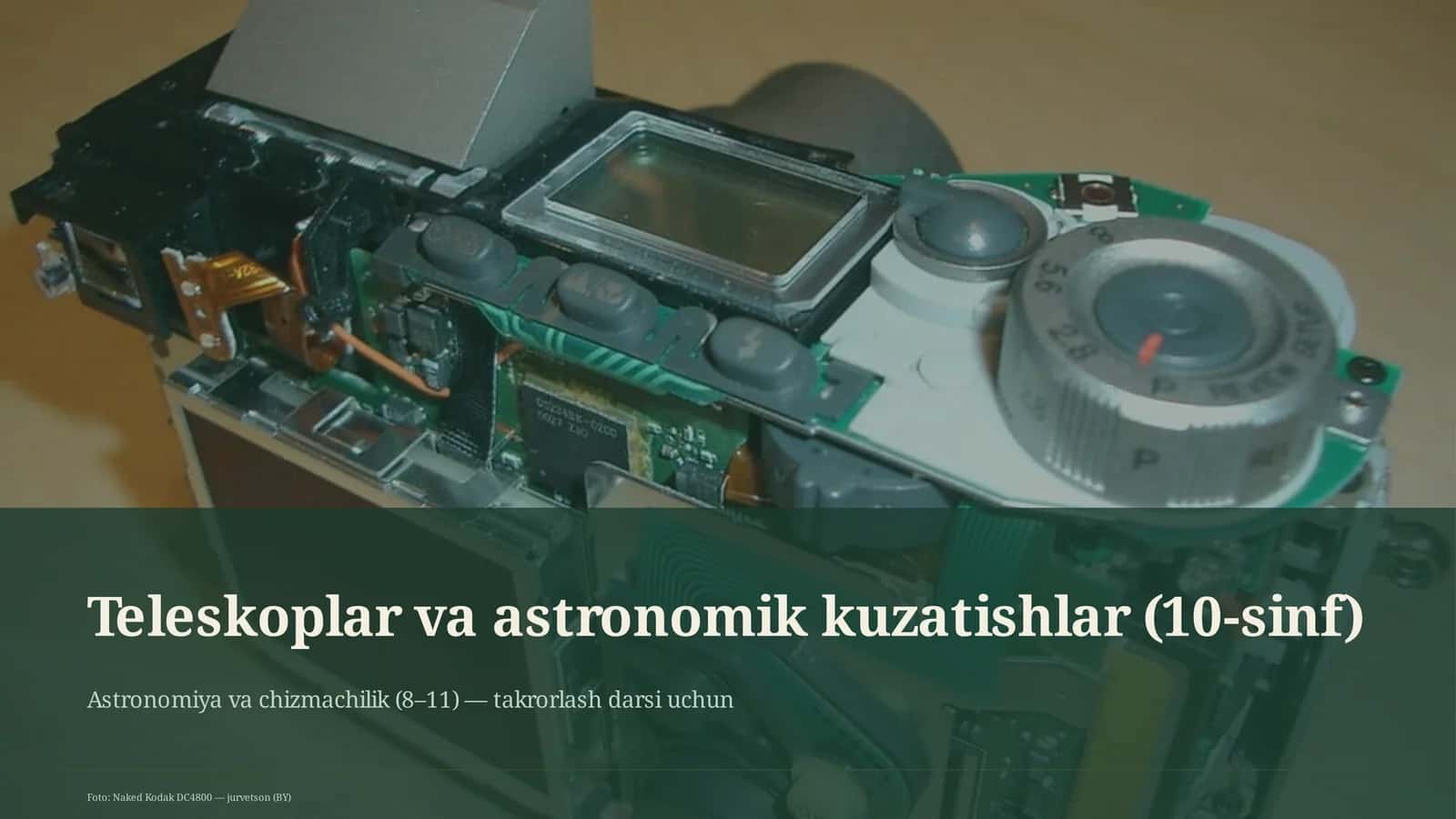 Astronomiya va chizmachilik (8–11) 3