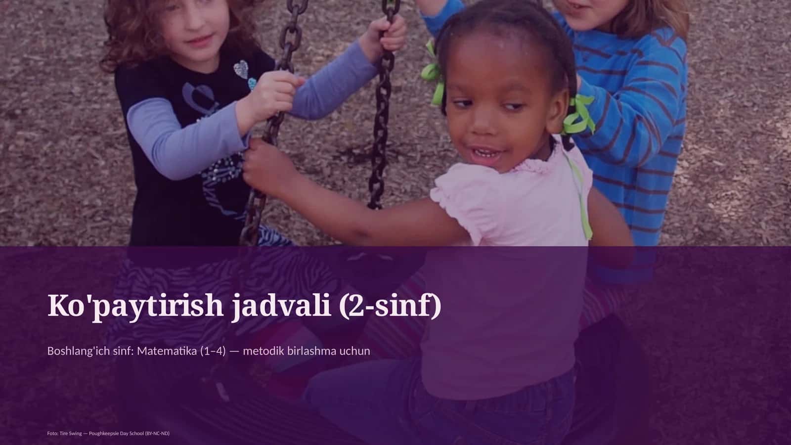 Ko'paytirish jadvali (2-sinf) 1