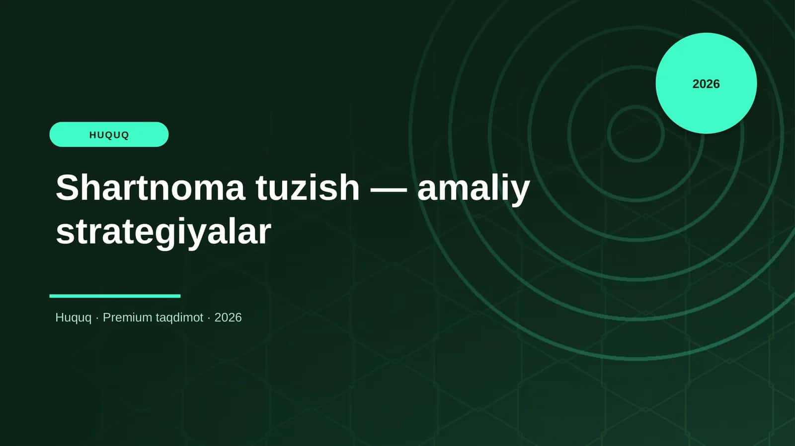 Shartnoma tuzish — amaliy strategiyalar 1
