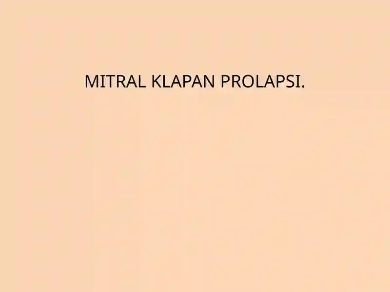 Mitral klapan yetishmovchiligi