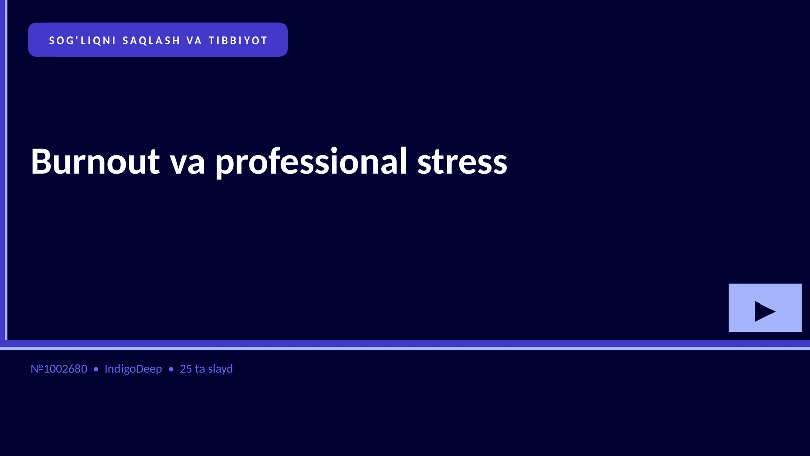 Burnout va professional stress 1