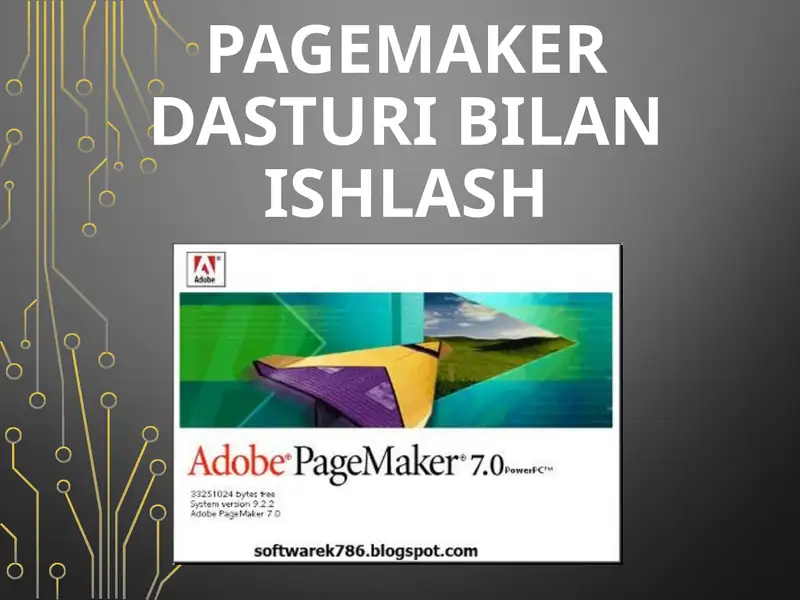 PAGEMAKER DASTURI BILAN ISHLASH 1