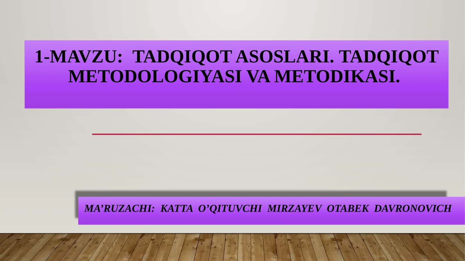 Tadqiqotasoslari.Tadqiqotmetodologiyasivametodikasi 1