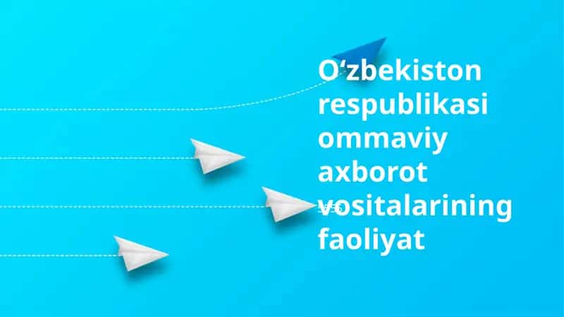 Oʻzbekiston respublikasi ommaviy axborot vositalarining faoliyat 1