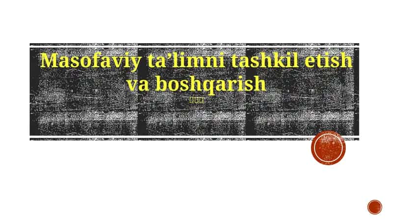 Ommaviy Ta'lim Tashkilotlari 1