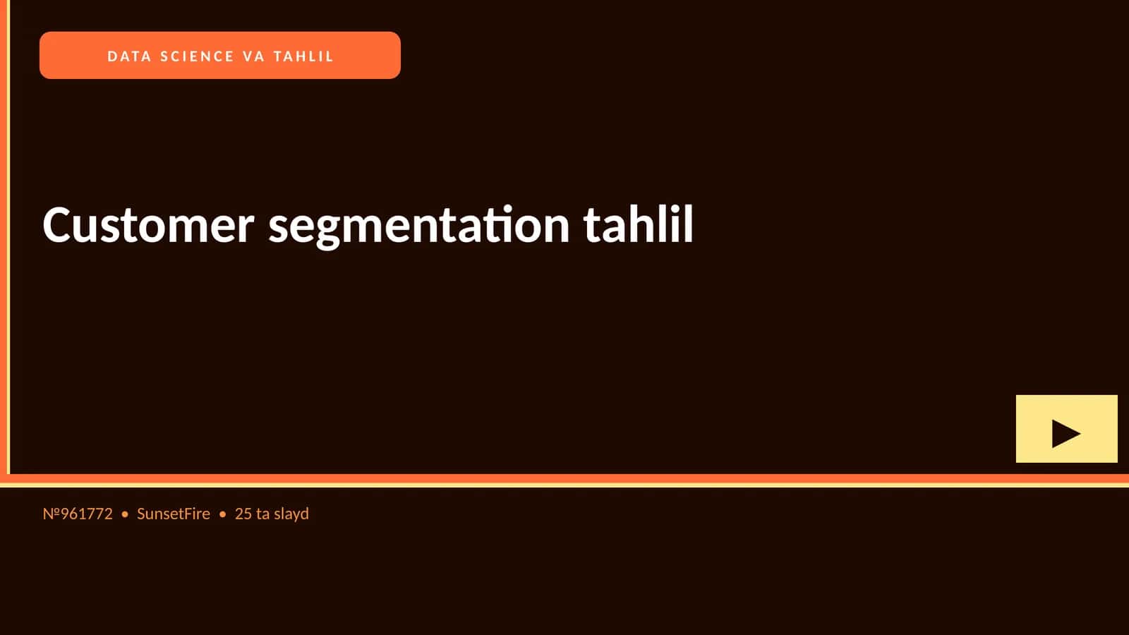 DATA SCIENCE VA TAHLIL 1