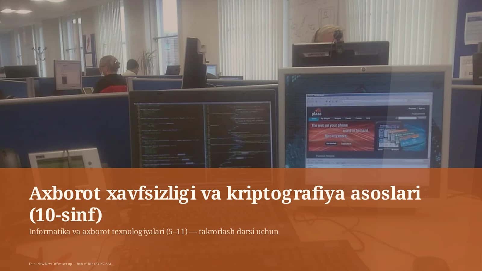 Axborot xavfsizligi va kriptografiya asoslari (10-sinf) 1