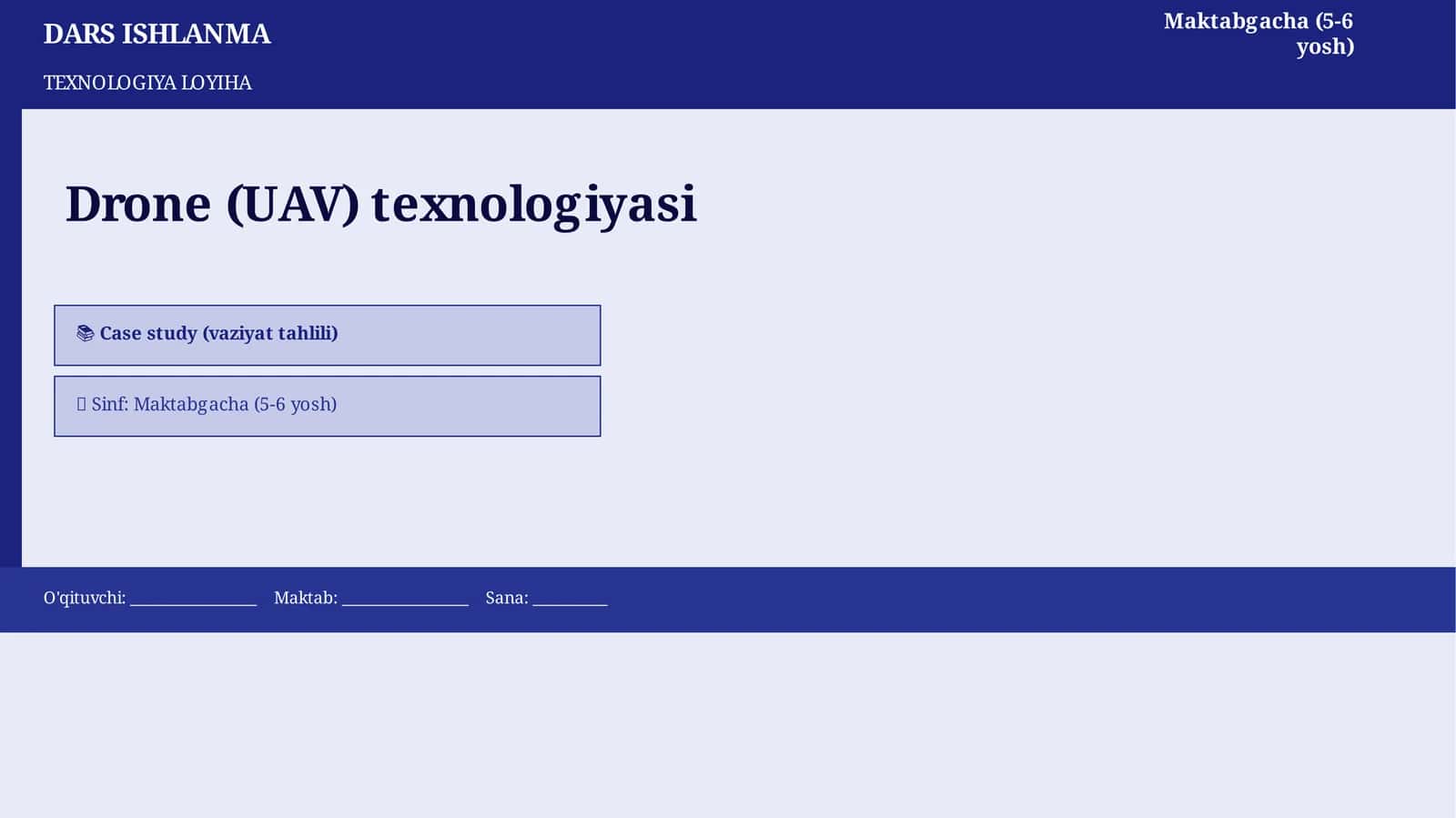 Drone (UAV) texnologiyasi 1