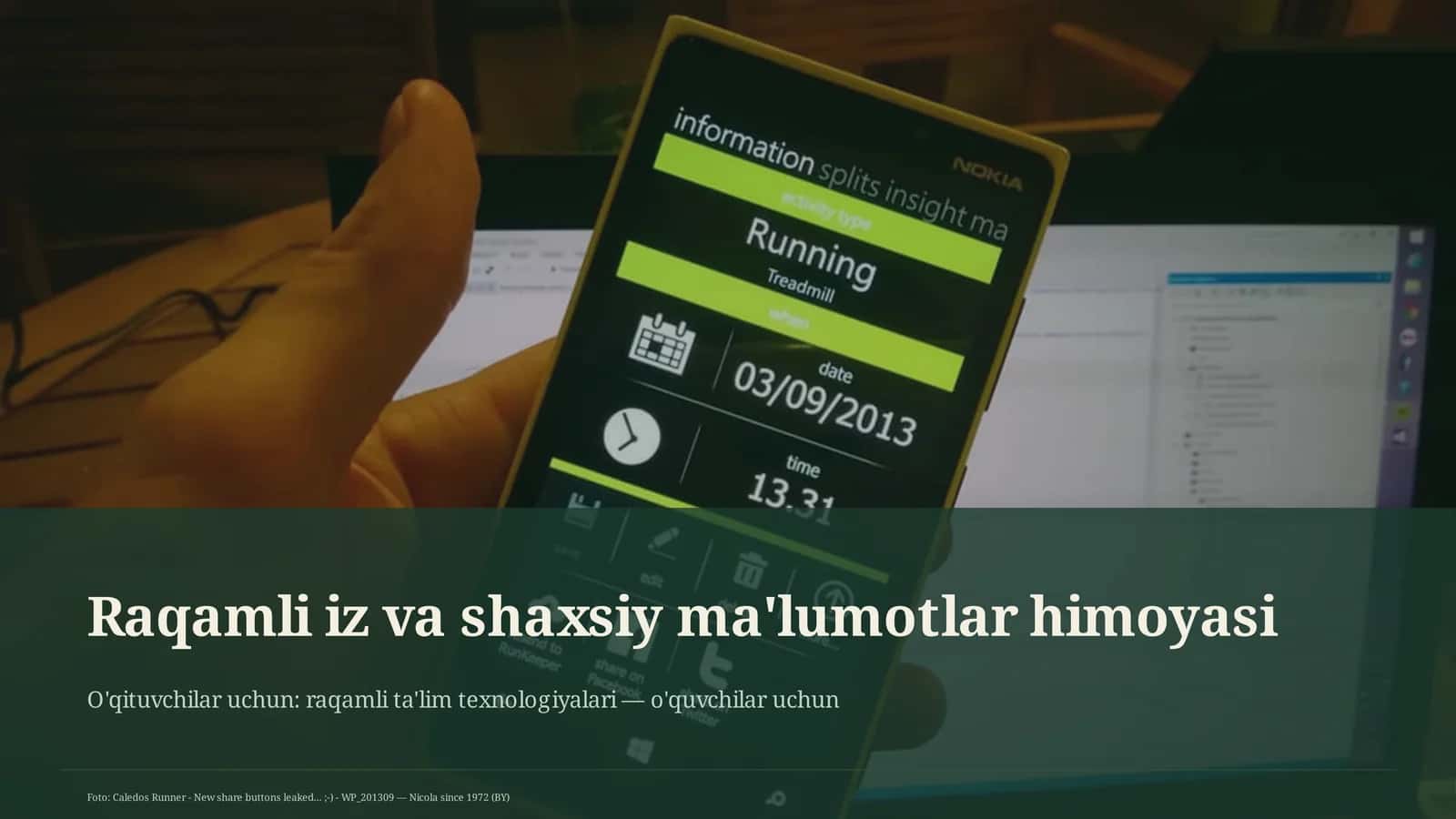 Raqamli iz va shaxsiy ma'lumotlar himoyasi 1