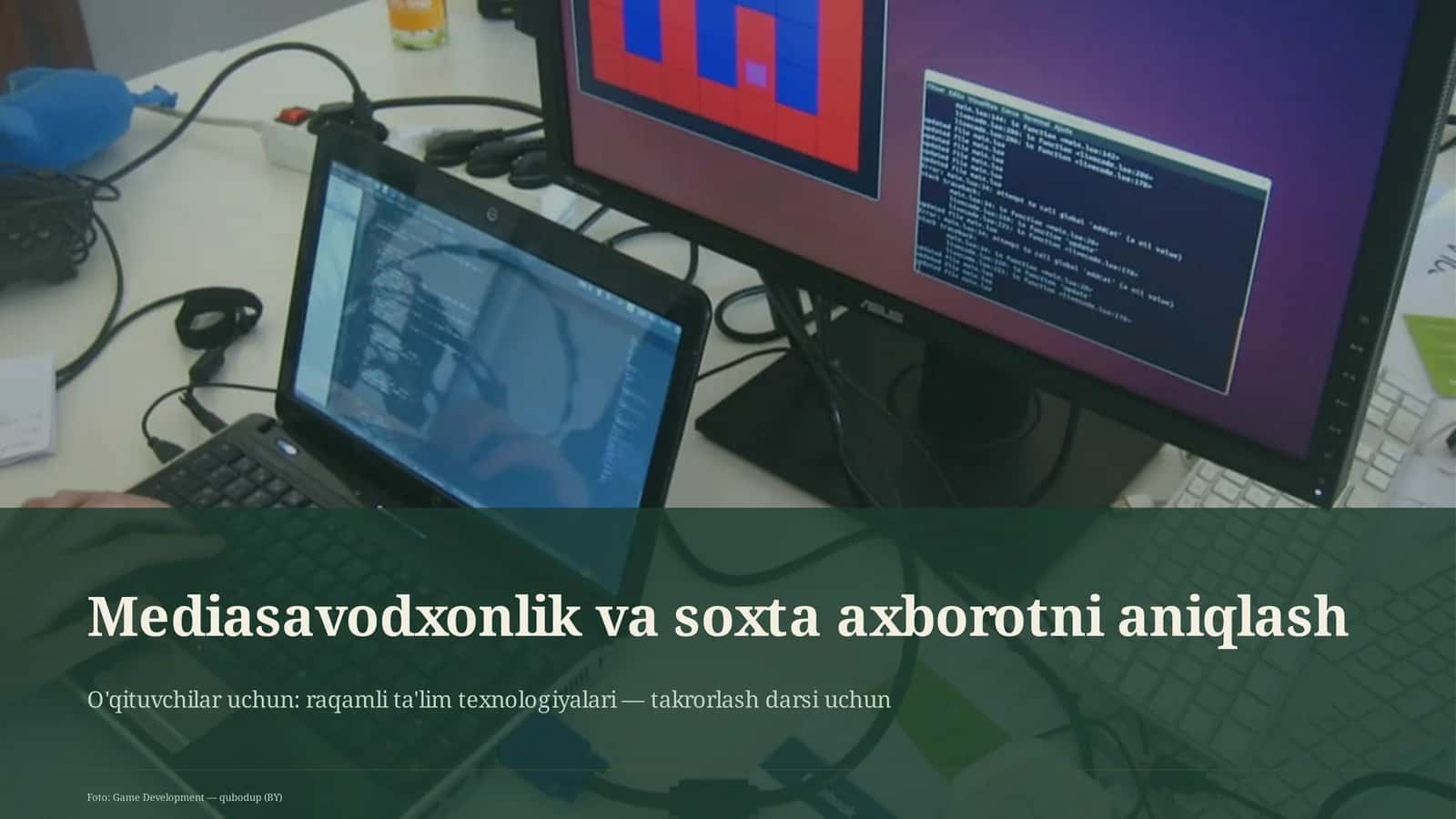 Mediasavodxonlik va soxta axborotni aniqlash 1