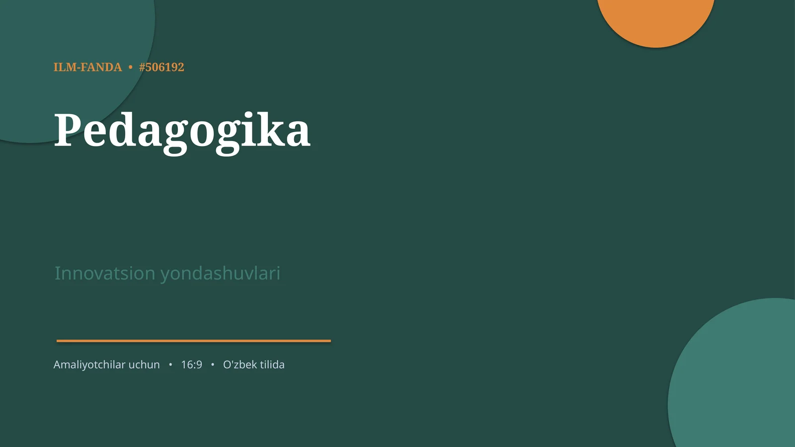 Pedagogika 1