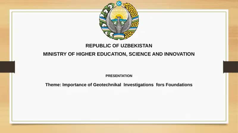 Importance of Geotechnical Investigations for Foundations 1