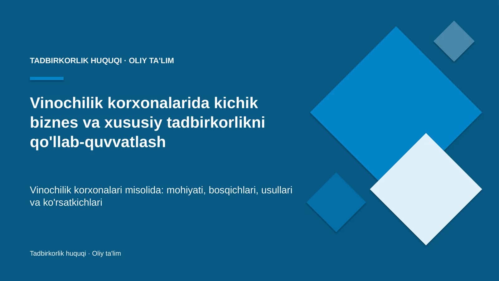 vinochilik korxonalarida kichik biznes va xususiy tadbirkorlikni qo'llab quvvatlash 4926 1