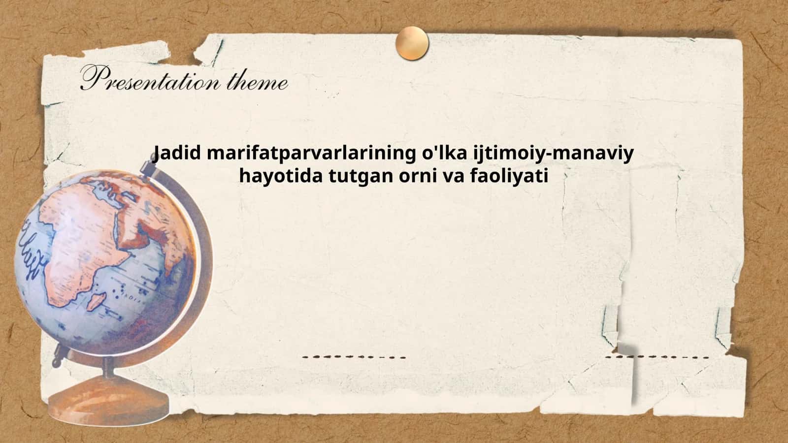 Jadid marifatparvarlarining o'lka ijtimoiy-manaviy hayotida tutgan orni va faoliyati 1