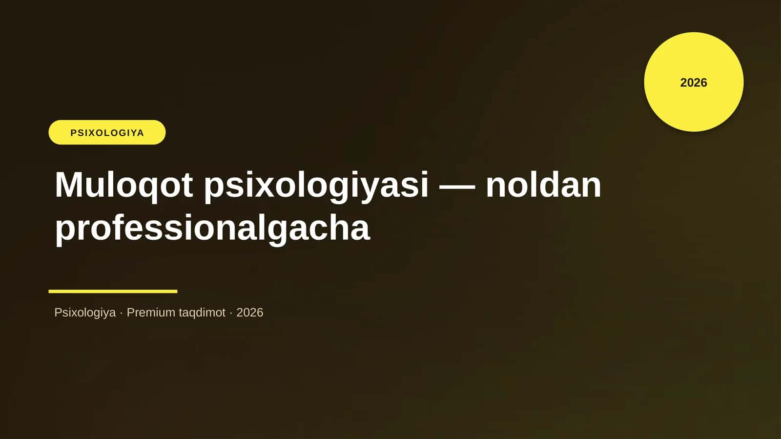 Muloqot psixologiyasi — noldan professionalgacha 1