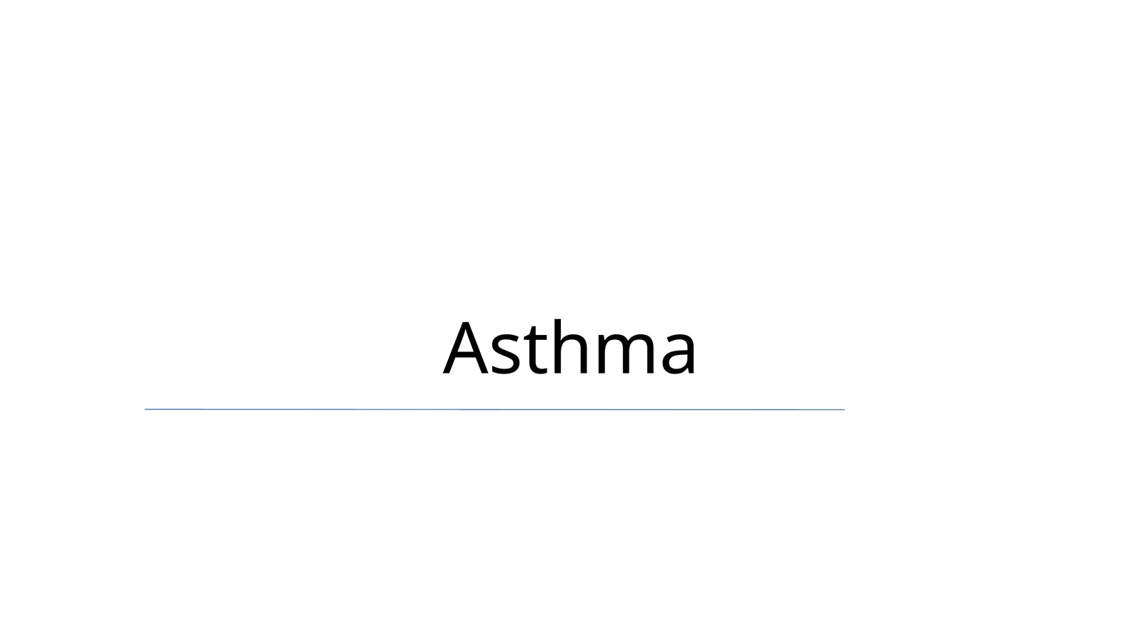 Asthma 1