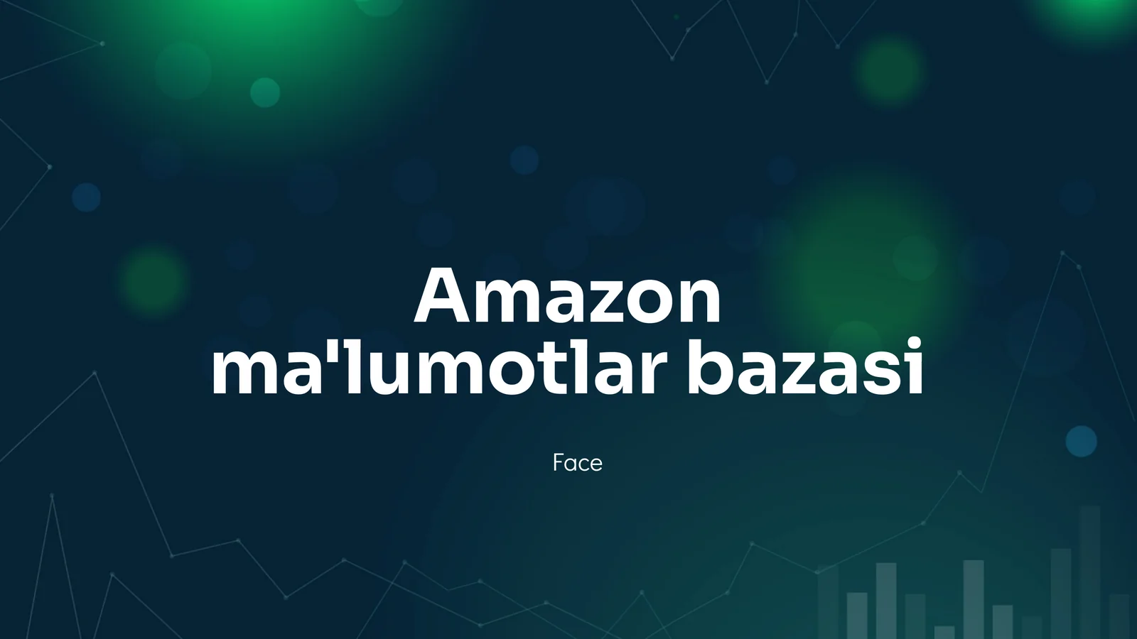 Amazon ma'lumotlar bazasi 1