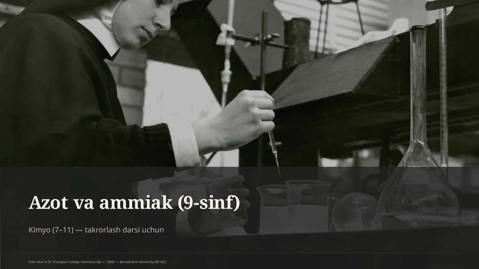 Azot va ammiak (9-sinf) 1