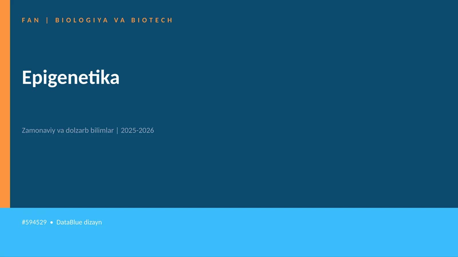 Epigenetika 1