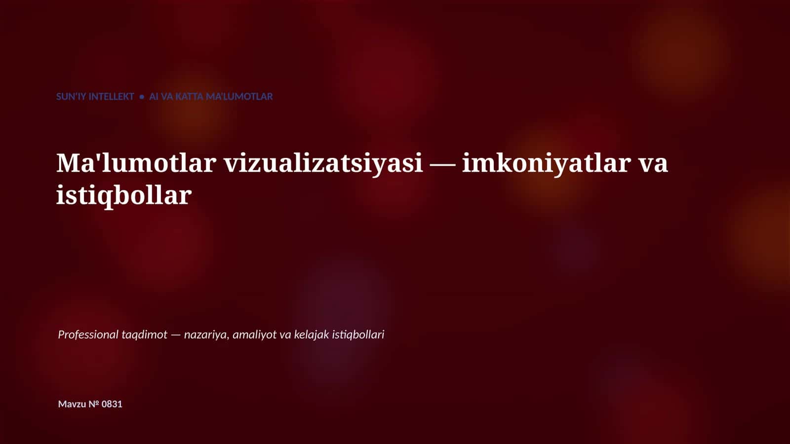 SUN'IY INTELLEKT 1