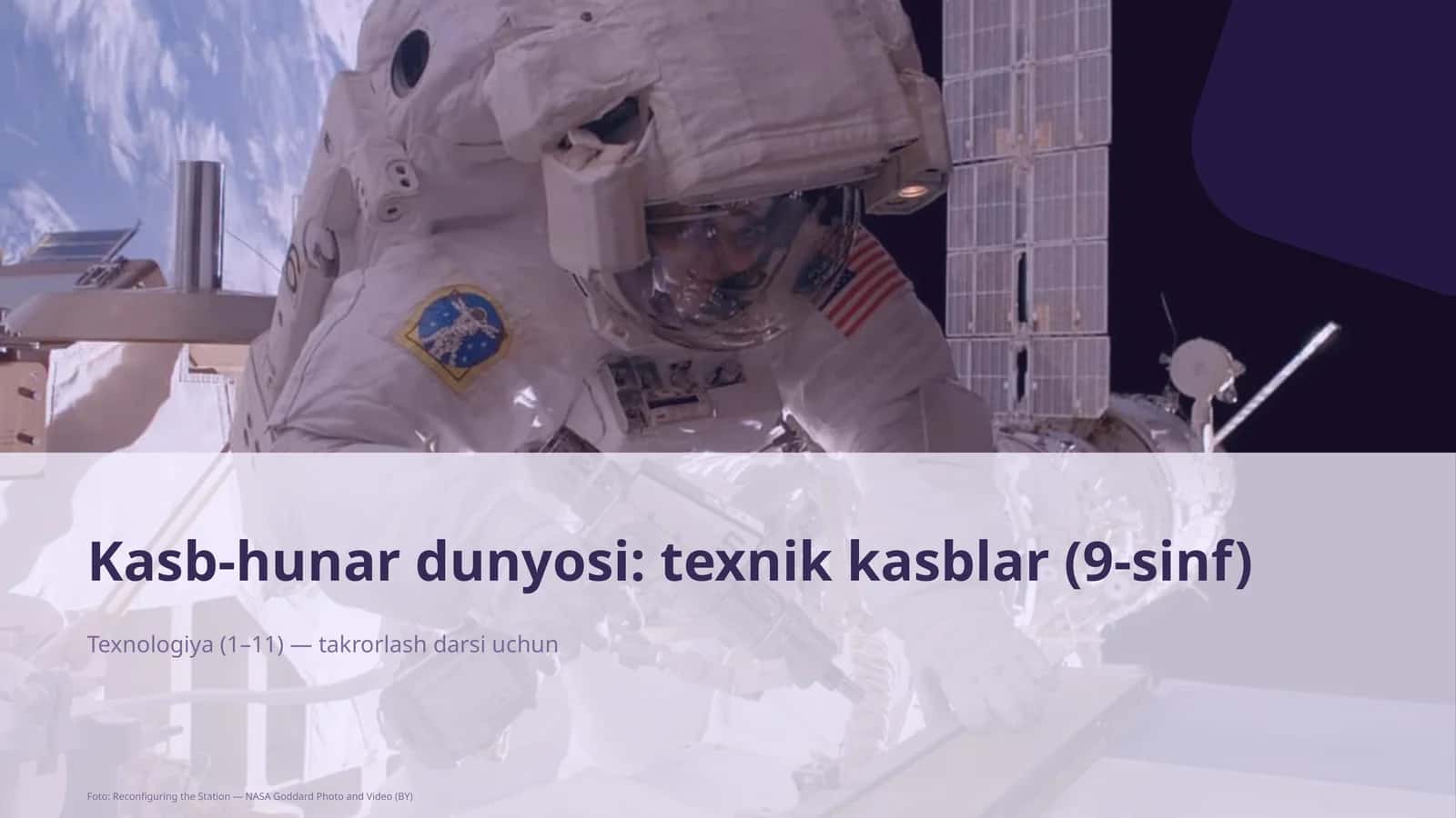 Kasb-hunar dunyosi: texnik kasblar (9-sinf) 1