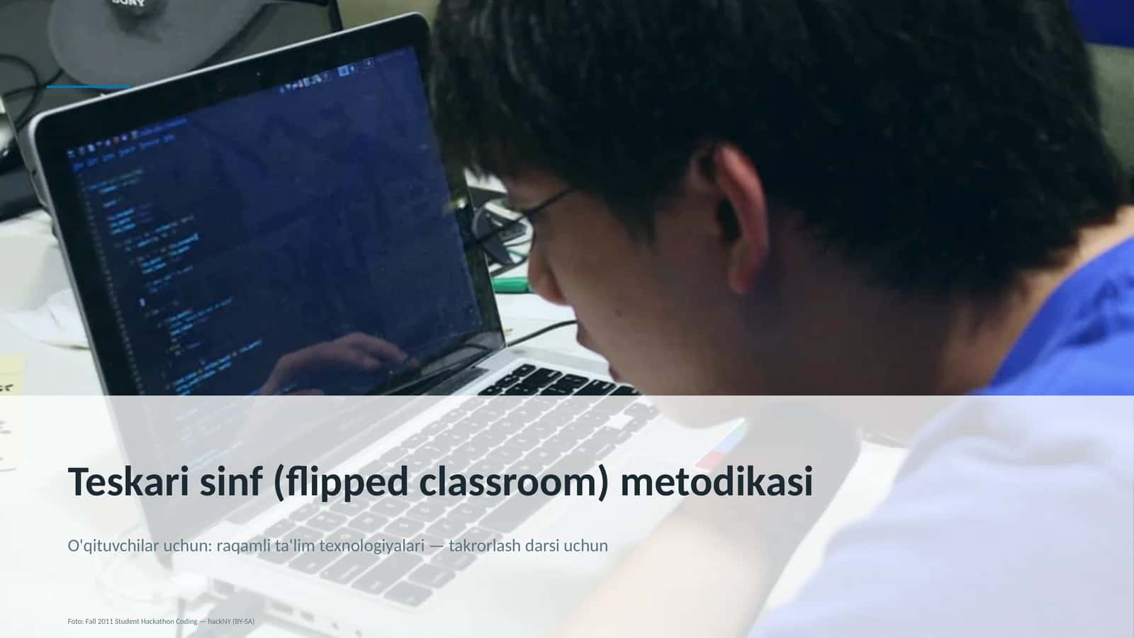 Teskari sinf (flipped classroom) metodikasi 1