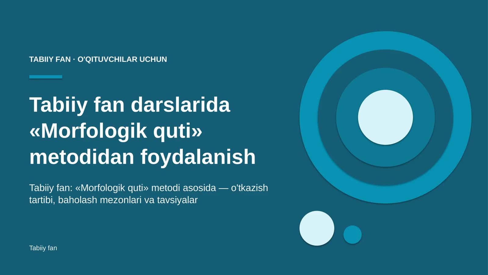 tabiiy fan darslarida morfologik quti metodidan foydalanish 9432 1