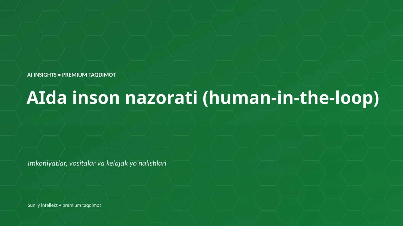 AIda inson nazorati (human-in-the-loop) 1