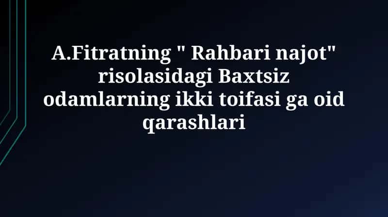 Rahbari najot 1