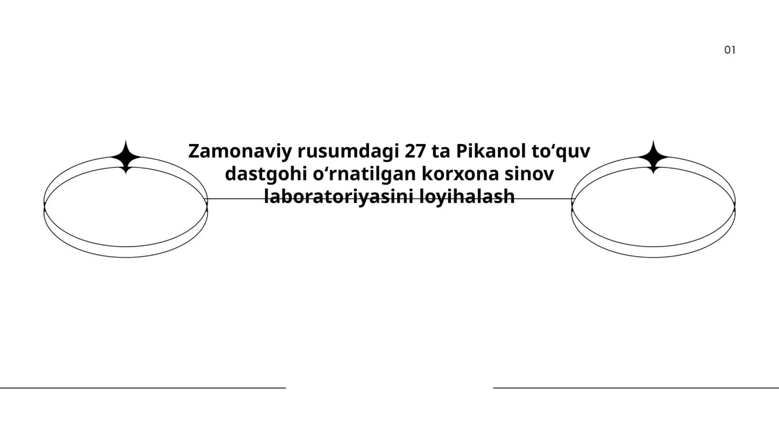 Zamonaviy rusumdagi 27 ta Pikanol toʻquv dastgohi oʻrnatilgan korxona sinov laboratoriyasini loyihalash 1
