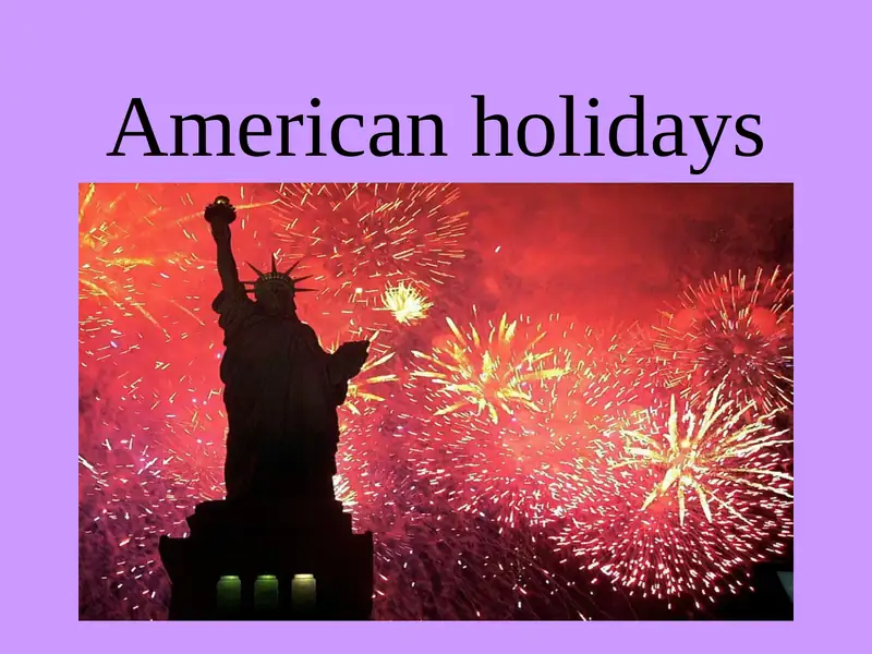 American holidays 1
