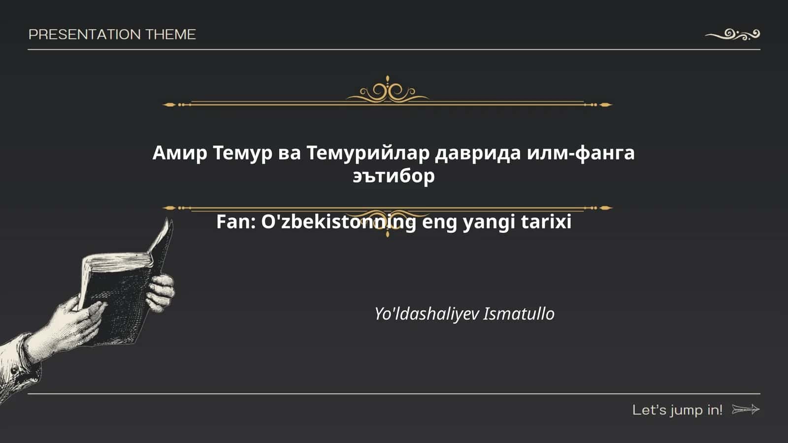 Амир Темур ва Темурийлар даврида илм-фанга эътибор 1